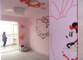 南昌室内手绘,南昌幼儿园彩绘墙,南昌手绘装饰画